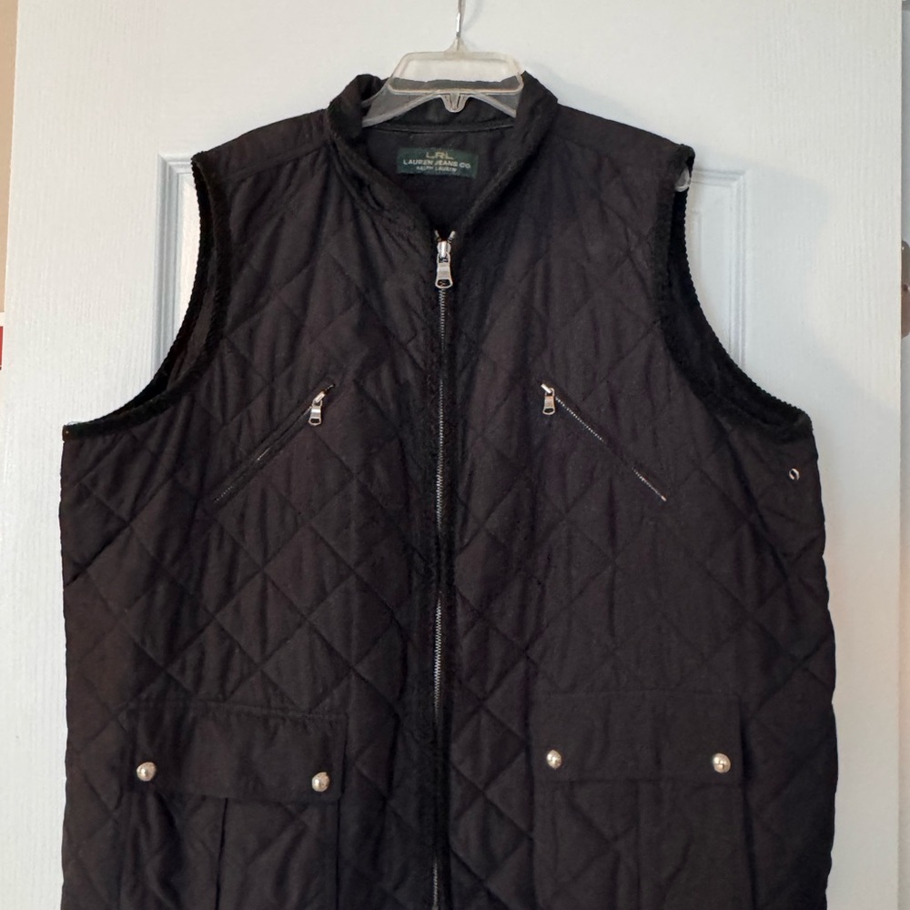 Ralph Lauren Quilted Black Women’s Vest Jacket - Classic Outdoor Layer